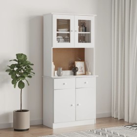 ALTA tall sideboard solid white pine wood 77x35x165 cm by vidaXL, Sideboards - Ref: Foro24-3187774, Price: 258,54 €, Discount: %