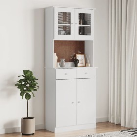 ALTA tall sideboard solid white pine wood 77x35x188 cm by vidaXL, Sideboards - Ref: Foro24-3187776, Price: 274,99 €, Discount: %