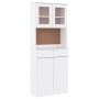 Aparador alto ALTA madera maciza de pino blanco 77x35x188 cm de vidaXL, Aparadores - Ref: Foro24-3187776, Precio: 274,99 €, D...