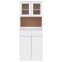 Aparador alto ALTA madera maciza de pino blanco 77x35x188 cm de vidaXL, Aparadores - Ref: Foro24-3187776, Precio: 274,99 €, D...