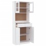 Aparador alto ALTA madera maciza de pino blanco 77x35x188 cm de vidaXL, Aparadores - Ref: Foro24-3187776, Precio: 274,99 €, D...