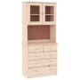 ALTA tall sideboard solid pine wood 77x35x165 cm by vidaXL, Sideboards - Ref: Foro24-3187779, Price: 315,07 €, Discount: %