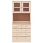 Aparador alto ALTA madera maciza de pino 77x35x165 cm de vidaXL, Aparadores - Ref: Foro24-3187779, Precio: 315,07 €, Descuent...