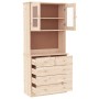 Aparador alto ALTA madera maciza de pino 77x35x165 cm de vidaXL, Aparadores - Ref: Foro24-3187779, Precio: 315,07 €, Descuent...