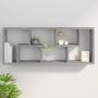 Estantería de pared madera de ingeniería gris Sonoma 36x16x90cm de vidaXL, Estantes y estanterías - Ref: Foro24-815847, Preci...