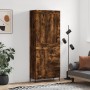 Aparador alto madera contrachapada roble ahumado 69,5x34x180 cm de vidaXL, Aparadores - Ref: Foro24-3200014, Precio: 175,99 €...