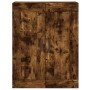 Aparador alto madera contrachapada roble ahumado 69,5x34x180 cm de vidaXL, Aparadores - Ref: Foro24-3200014, Precio: 175,99 €...