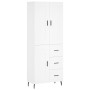 Aparador alto madera contrachapada blanco 69,5x34x180 cm de vidaXL, Aparadores - Ref: Foro24-3200017, Precio: 170,50 €, Descu...