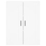 Tall white plywood sideboard 69.5x34x180 cm by vidaXL, Sideboards - Ref: Foro24-3200017, Price: 170,50 €, Discount: %