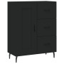 Tall black plywood sideboard 69.5x34x180 cm by vidaXL, Sideboards - Ref: Foro24-3200018, Price: 171,60 €, Discount: %