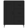 Tall black plywood sideboard 69.5x34x180 cm by vidaXL, Sideboards - Ref: Foro24-3200018, Price: 171,60 €, Discount: %