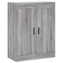 Aparador alto madera contrachapada gris sonoma 69,5x34x180 cm de vidaXL, Aparadores - Ref: Foro24-3200023, Precio: 162,14 €, ...