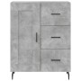 Aparador alto madera contrachapada gris hormigón 69,5x34x180 cm de vidaXL, Aparadores - Ref: Foro24-3200021, Precio: 151,47 €...