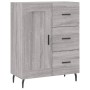 Aparador alto madera contrachapada gris sonoma 69,5x34x180 cm de vidaXL, Aparadores - Ref: Foro24-3200023, Precio: 162,14 €, ...