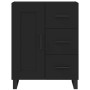 Tall black plywood sideboard 69.5x34x180 cm by vidaXL, Sideboards - Ref: Foro24-3200026, Price: 209,55 €, Discount: %