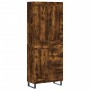 Tall smoked oak plywood sideboard 69.5x34x180 cm by vidaXL, Sideboards - Ref: Foro24-3200030, Price: 156,80 €, Discount: %