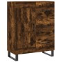 Tall smoked oak plywood sideboard 69.5x34x180 cm by vidaXL, Sideboards - Ref: Foro24-3200030, Price: 156,80 €, Discount: %