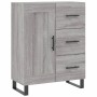 Aparador alto madera contrachapada gris sonoma 69,5x34x180 cm de vidaXL, Aparadores - Ref: Foro24-3200031, Precio: 169,99 €, ...