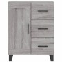 Aparador alto madera contrachapada gris sonoma 69,5x34x180 cm de vidaXL, Aparadores - Ref: Foro24-3200031, Precio: 169,99 €, ...