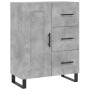 Tall plywood gray concrete sideboard 69.5x34x180 cm by vidaXL, Sideboards - Ref: Foro24-3200029, Price: 156,32 €, Discount: %