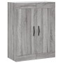 Aparador alto madera contrachapada gris sonoma 69,5x34x180 cm de vidaXL, Aparadores - Ref: Foro24-3199783, Precio: 166,99 €, ...