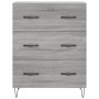 Aparador alto madera contrachapada gris sonoma 69,5x34x180 cm de vidaXL, Aparadores - Ref: Foro24-3199783, Precio: 166,99 €, ...