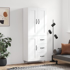 Tall white plywood sideboard 69.5x34x180 cm by vidaXL, Sideboards - Ref: Foro24-3200033, Price: 170,89 €, Discount: %