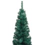 Slim artificial Christmas tree and green PVC stand 240 cm by vidaXL, Christmas trees - Ref: Foro24-320952, Price: 86,44 €, Di...