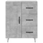 Aparador alto madera contrachapada gris hormigón 69,5x34x180 cm de vidaXL, Aparadores - Ref: Foro24-3200037, Precio: 148,53 €...