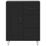 Tall black plywood sideboard 69.5x34x180 cm by vidaXL, Sideboards - Ref: Foro24-3200034, Price: 173,72 €, Discount: %