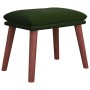 Dark green velvet footstool 45x29.5x35 cm by vidaXL, Ottomans - Ref: Foro24-341470, Price: 43,99 €, Discount: %