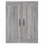 High sideboard sonoma gray plywood 69.5x34x180 cm by vidaXL, Sideboards - Ref: Foro24-3200039, Price: 153,34 €, Discount: %