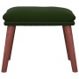 Dark green velvet footstool 45x29.5x35 cm by vidaXL, Ottomans - Ref: Foro24-341470, Price: 43,99 €, Discount: %