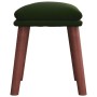 Dark green velvet footstool 45x29.5x35 cm by vidaXL, Ottomans - Ref: Foro24-341470, Price: 43,99 €, Discount: %