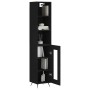 Black plywood sideboard 34.5x34x180 cm by vidaXL, Sideboards - Ref: Foro24-3189862, Price: 90,16 €, Discount: %