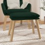 Dark green velvet footrest 45x29.5x35 cm by vidaXL, Ottomans - Ref: Foro24-341437, Price: 43,16 €, Discount: %