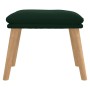 Dark green velvet footrest 45x29.5x35 cm by vidaXL, Ottomans - Ref: Foro24-341437, Price: 43,16 €, Discount: %