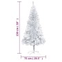 Artificial Christmas tree with silver PET stand 150 cm by vidaXL, Christmas trees - Ref: Foro24-321012, Price: 35,96 €, Disco...