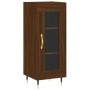 Aparador alto madera contrachapada roble marrón 34,5x34x180 cm de vidaXL, Aparadores - Ref: Foro24-3189876, Precio: 86,99 €, ...