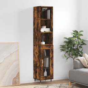 Smoked oak plywood sideboard 34.5x34x180 cm by vidaXL, Sideboards - Ref: Foro24-3189874, Price: 81,52 €, Discount: %