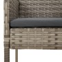 Garden chairs with cushions 4 units gray synthetic rattan by vidaXL, Garden chairs - Ref: Foro24-319888, Price: 193,99 €, Dis...