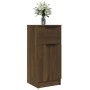 Aparador madera contrachapada color roble marrón 30x30x70 cm de vidaXL, Aparadores - Ref: Foro24-817004, Precio: 52,14 €, Des...