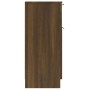 Aparador madera contrachapada color roble marrón 30x30x70 cm de vidaXL, Aparadores - Ref: Foro24-817004, Precio: 52,14 €, Des...