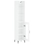 Tall white plywood highboard 34.5x34x180 cm by vidaXL, Sideboards - Ref: Foro24-3189893, Price: 94,37 €, Discount: %