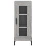 Aparador alto madera contrachapada gris Sonoma 34,5x34x180 cm de vidaXL, Aparadores - Ref: Foro24-3189907, Precio: 93,06 €, D...