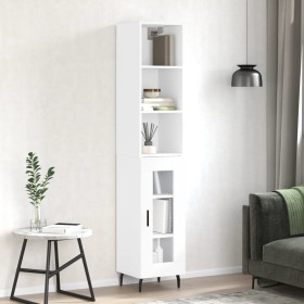 High glossy white plywood sideboard 34.5x34x180 cm by vidaXL, Sideboards - Ref: Foro24-3189911, Price: 97,30 €, Discount: %