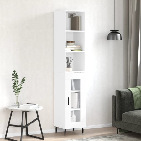 High glossy white plywood sideboard 34.5x34x180 cm by vidaXL, Sideboards - Ref: Foro24-3189911, Price: 96,99 €, Discount: %