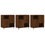 3 Stk. Sperrholz Sideboards braune Eiche von vidaXL, Sideboards - Ref: Foro24-3190148, Preis: 174,31 €, Rabatt: %