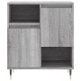 Sideboards 3 Einheiten graues Sonoma-Sperrholz von vidaXL, Sideboards - Ref: Foro24-3190147, Preis: 168,12 €, Rabatt: %