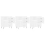 Aparadores 3 uds madera contrachapada blanco de vidaXL, Aparadores - Ref: Foro24-3190149, Precio: 167,27 €, Descuento: %